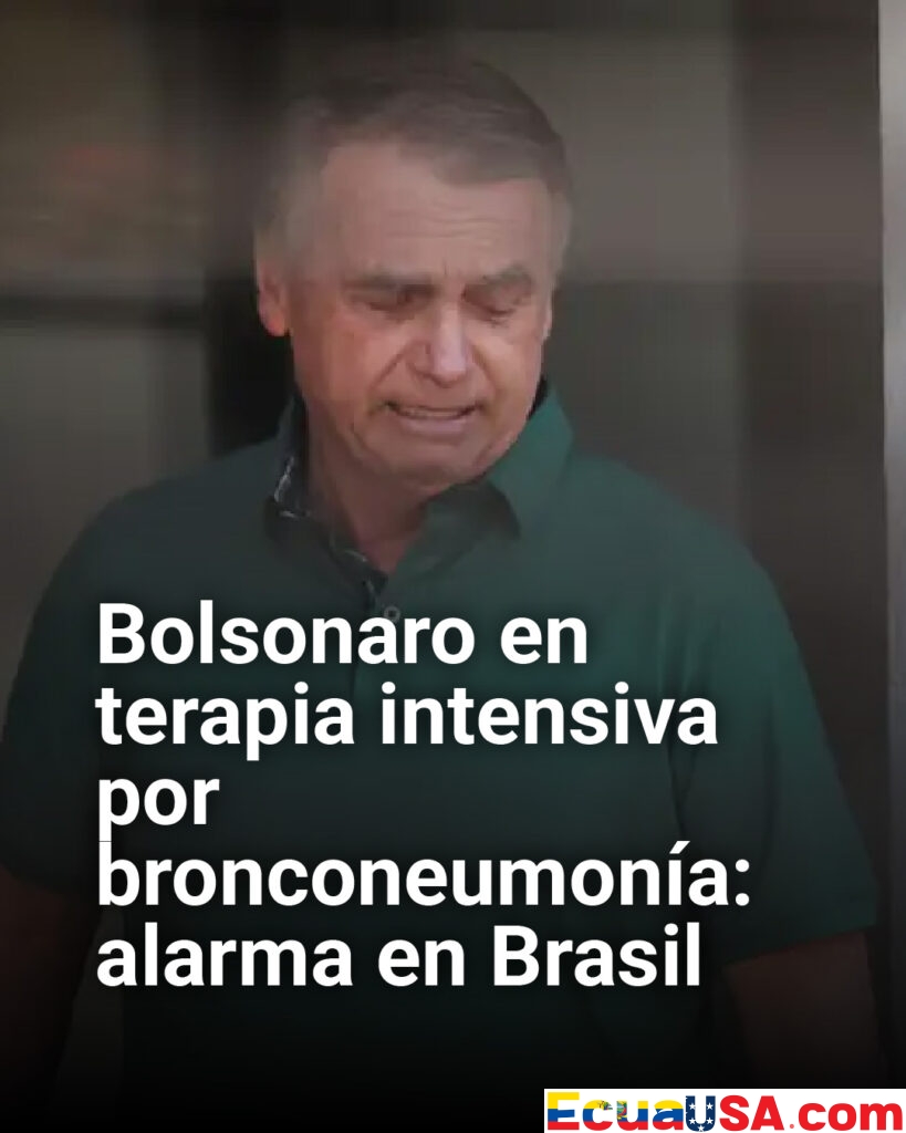 ¡Alarma en Brasil! Bolsonaro en terapia intensiva con bronconeumonía: Fiebre, escalofríos y antibióticos IV para el ex presidente preso