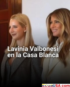 Lavinia Valbonesi en la Casa Blanca: impulsa alianza internacional para apoyar a madres en la era digital