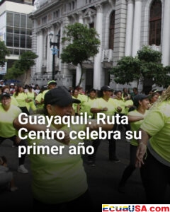 Ruta Centro en Guayaquil celebra su primer año con deporte, cultura y participación ciudadana