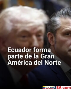 “Gran América del Norte”: Ecuador aparece en nuevo mapa impulsado por Trump y genera debate geopolítico