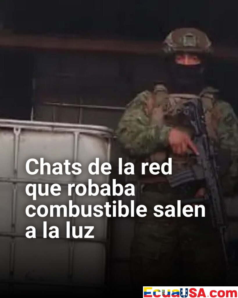 Chats revelan red de robo de combustible: prisión preventiva para policías y militares