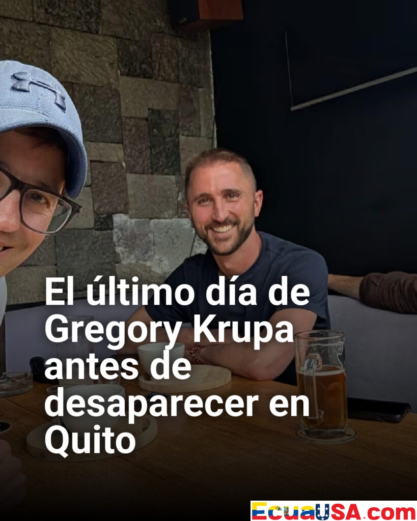 Misterio en Quito: el último rastro de Gregory Krupa antes de desaparecer en un parque