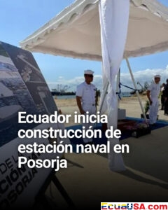 Ecuador refuerza su lucha contra el narcotráfico: inicia construcción de estación naval en Posorja