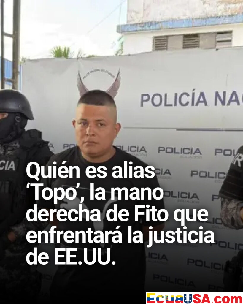De secuestrador a pieza clave del narcotráfico: quién es alias ‘Topo’, el brazo derecho de Fito que enfrentará la justicia de EE.UU.