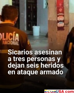 Noche de terror en Machala: ataque armado deja tres muertos y seis heridos en presunta disputa criminal