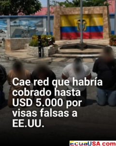 Golpe a red de estafas migratorias: desarticulan estructura que cobraba hasta USD 5.000 por visas falsas a EE.UU.