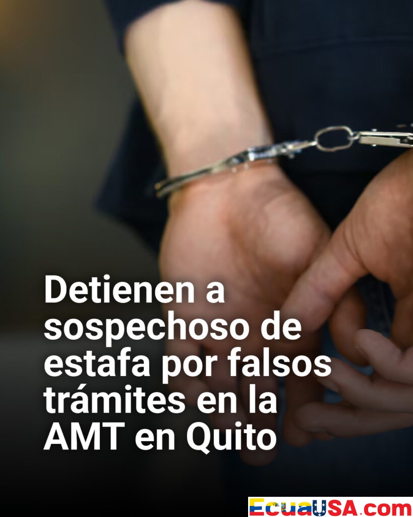 Cayó presunto estafador en Quito: ofrecía trámites “rápidos” en la AMT para taxis