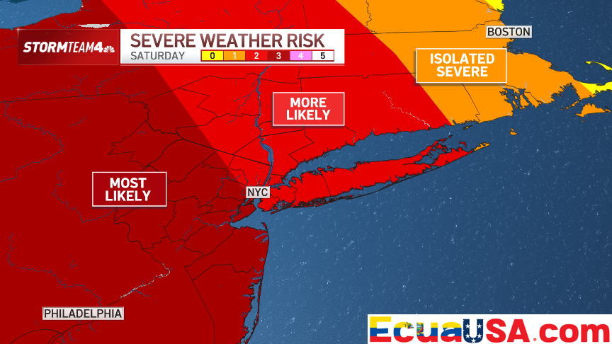 Tornados, inundaciones y granizo golpean Nueva York y Nueva Jersey hoy — y mañana es la final del Mundial en MetLife