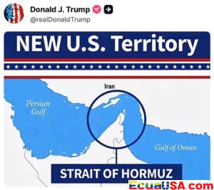 "Pronto declararé el Estrecho de Ormuz territorio de Estados Unidos": Trump reivindica el chokepoint petrolero más importante del mundo — e Irán le responde que solo él manda allí