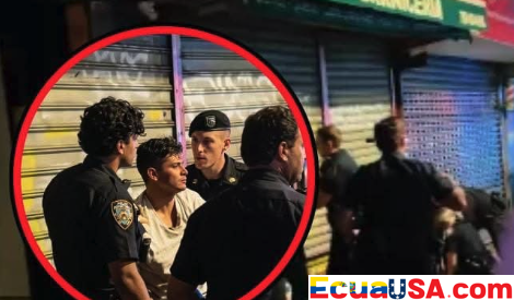 Ecuatoriano golpea a policias durante una intervención policial en Queens