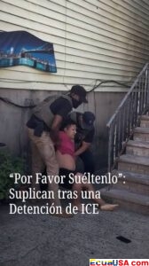 "Una buena persona que salía cada mañana a trabajar": un vecino grabó cómo el ICE detuvo a su vecino en el patio de su casa en Newark, frente a una mujer y varios menores