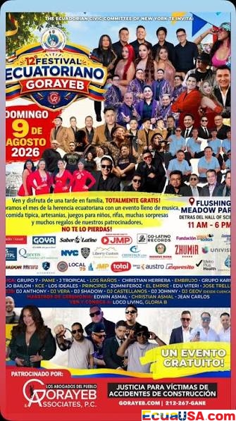 Este domingo en Newark, la comunidad ecuatoriana cierra el mes más intenso de su historia en EE.UU. con una feria de cultura, emprendimiento y resistencia