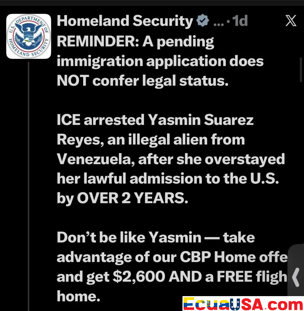 Tener una solicitud de inmigración pendiente NO es lo mismo que tener estatus legal: el error que está llevando a gente a los centros de detención del ICE