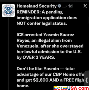 Tener una solicitud de inmigración pendiente NO es lo mismo que tener estatus legal: el error que está llevando a gente a los centros de detención del ICE