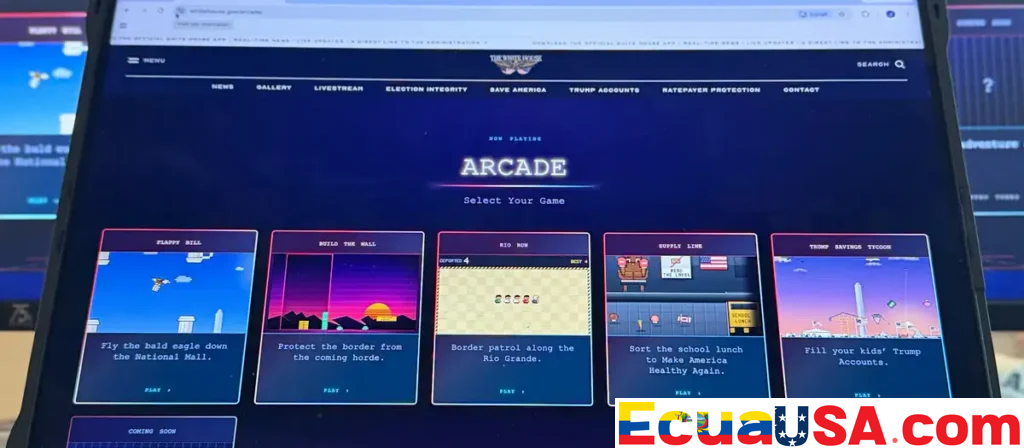 La Casa Blanca puso a Tom Homan a perseguir inmigrantes en un videojuego estilo Snake — y lanzó un Tetris para construir el muro frente a una “horda que se avecina”