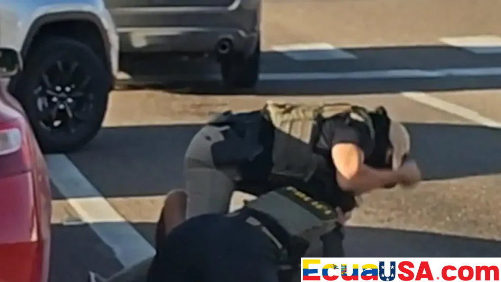 Iban a entregar sus papeles para alistarse en los Marines, filmaron un operativo del ICE frente a una escuela y los golpearon: “No me importa. Tus padres no te pueden ayudar ahora”
