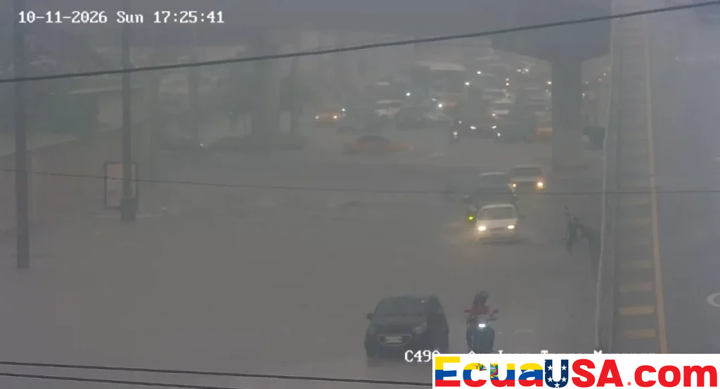 28 puntos inundados en Guayaquil el domingo: Juan Tanca Marengo, Urdesa, Kennedy Norte y Samanes entre los sectores afectados por las lluvias de la tarde